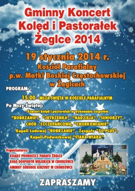 Gminny Koncert Kolęd i Pastorałek Żeglce 2014