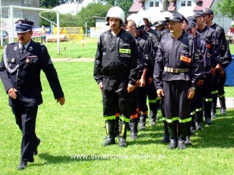 Gminne zawody sportowo-pożarnicze w Świerzowej Polskiej