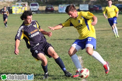 Z meczu Tęcza Zręcin - Polonia Kopytowa (03.10.2011)
