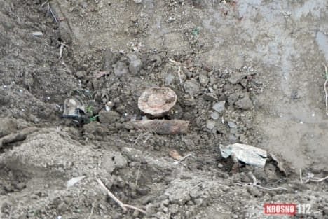 Niewybuchy w Bóbrce