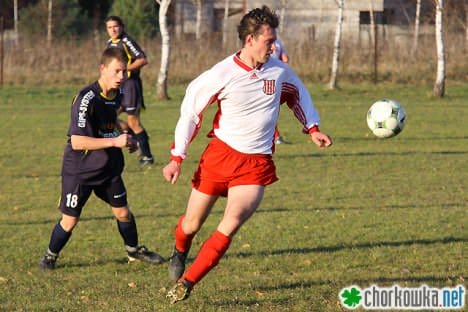 Z meczu Tęcza Zręcin - Victoria Kobylany (31.10.2010)