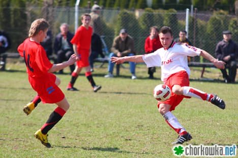 Z meczu Jasiołka Świerzowa Polska - Zorza Łęki Dukielskie (03.04.2011)