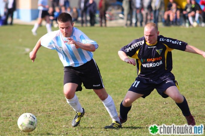Z meczu Tęcza Zręcin - Ostoja Kołaczyce (03.04.2011)
