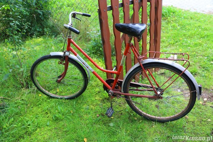 Rower na którym się poruszał