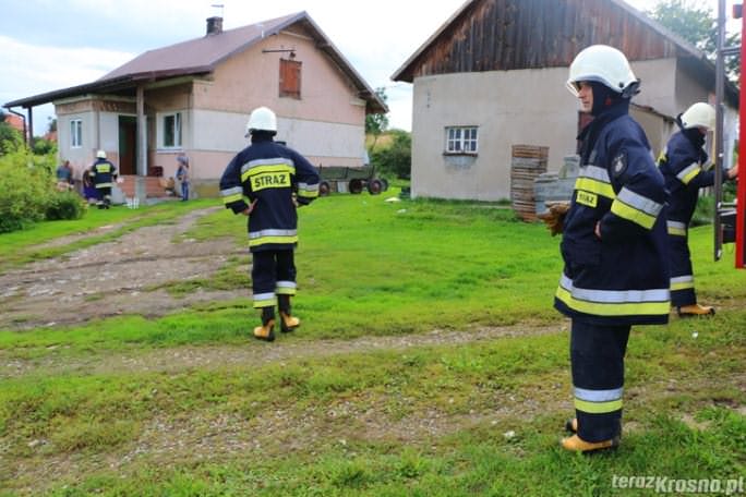 Pożar domu w Kopytowej