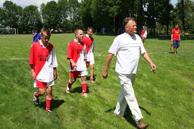 Z meczu sparingowego Jasiołka Świerzowa Polska - Nurt Potok (27.07.2008)