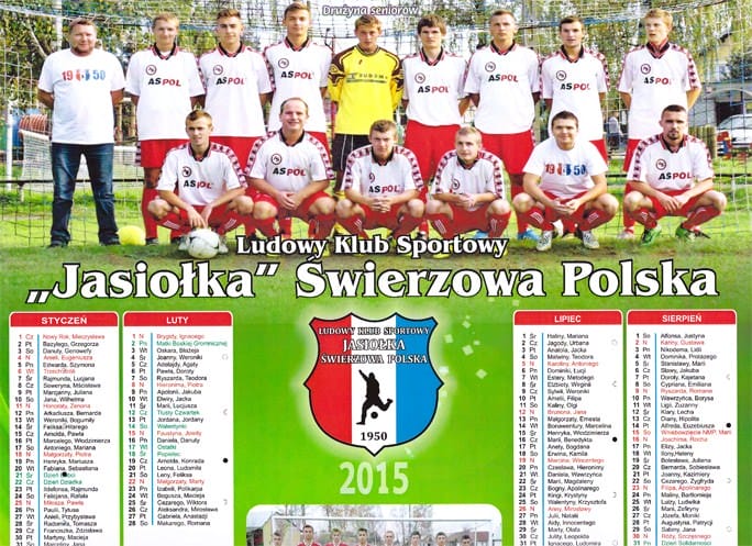 Kalendarz LKS Jasiołka Świerzowa Polska