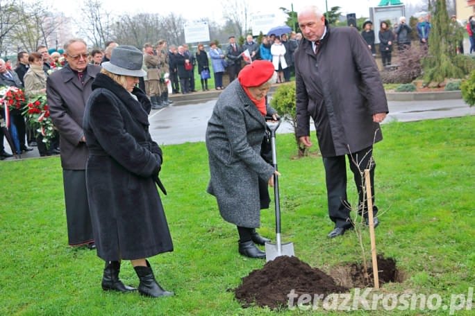 Helena Jabłecka zasadziła Dąb Pamięci