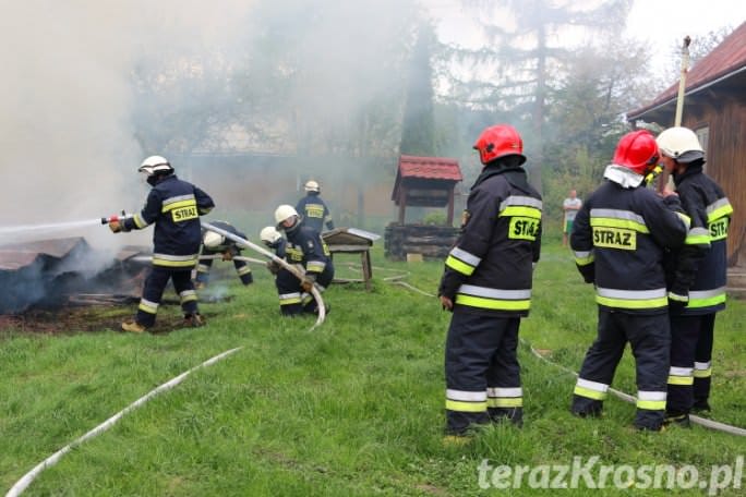 W Bóbrce spłonęła stodoła