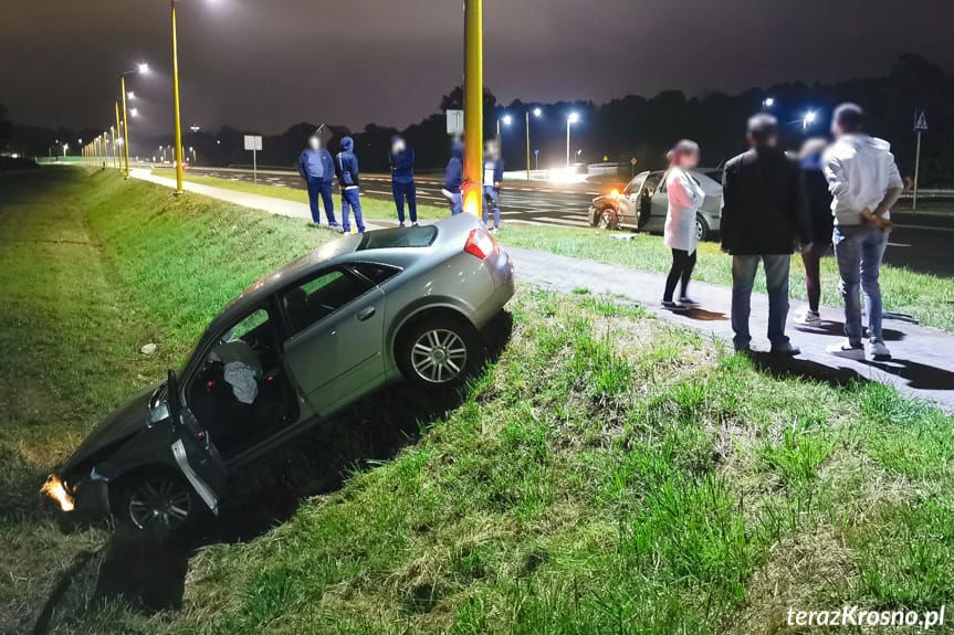 kolizja w Krośnie