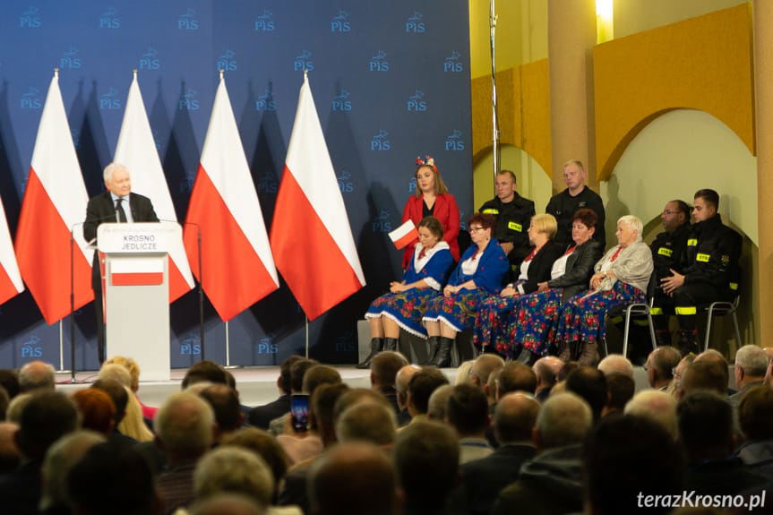 Jarosław Kaczyński w Jedliczu