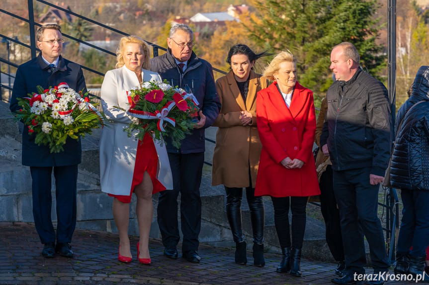 Uczestnicy uroczystości w Rogach