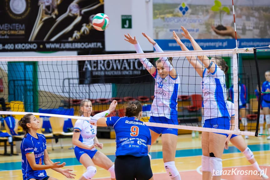 Z meczu Karpaty Krosno Glass-KPU w Krośnie - Trans-Ann Płomień Sosnowiec