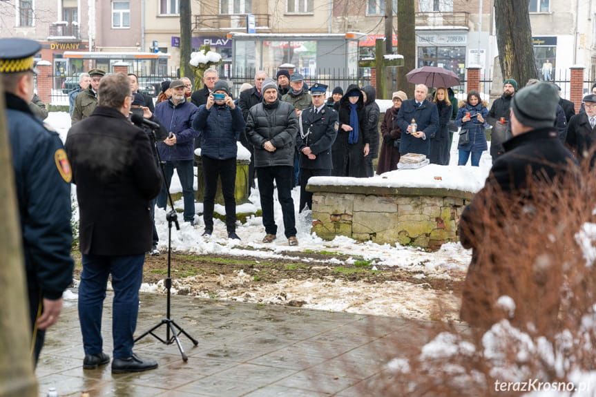 Uroczystość na Starym Cmentarzu w Krośnie