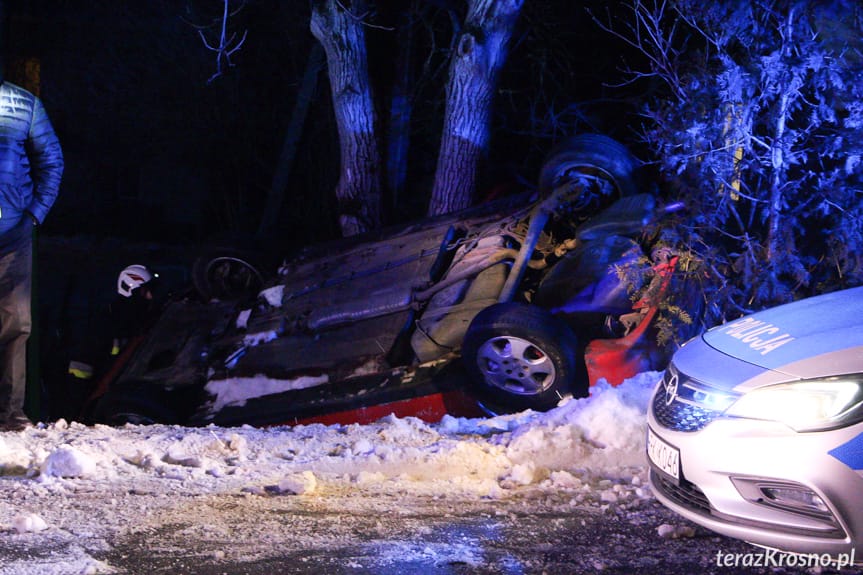 Uderzył oplem w drzewo