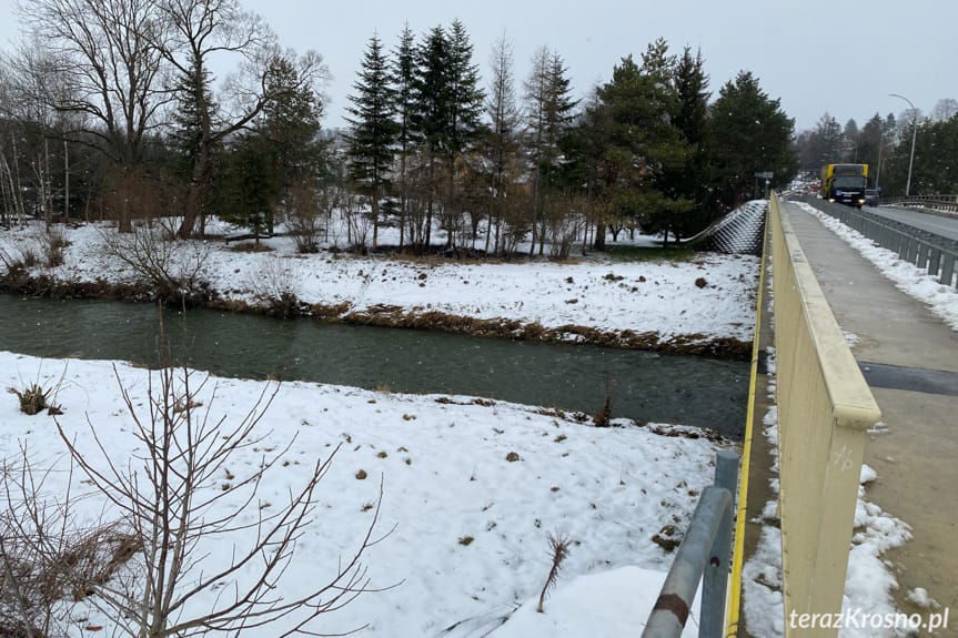 Skoczył z mostu do Wisłoka w Krośnie