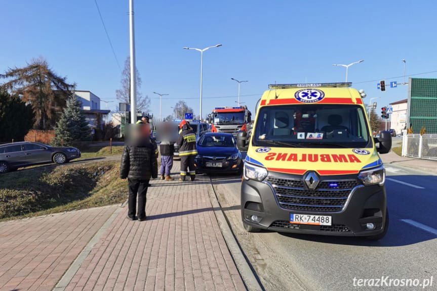 kolizja w Krośnie