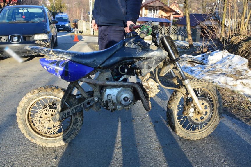 Lubatowa. 9-latek na minibike'u sprawcą kolizji