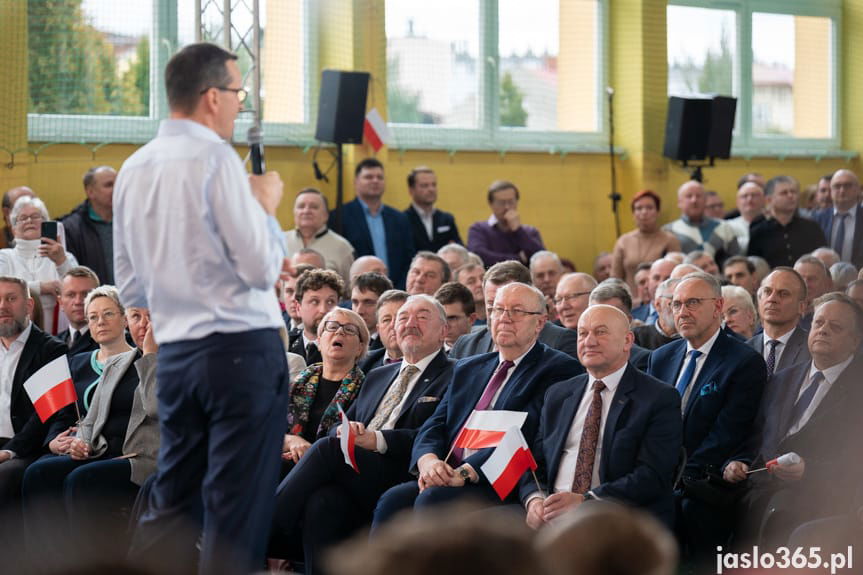 Mateusz Morawiecki w Jedliczu i Jaśle
