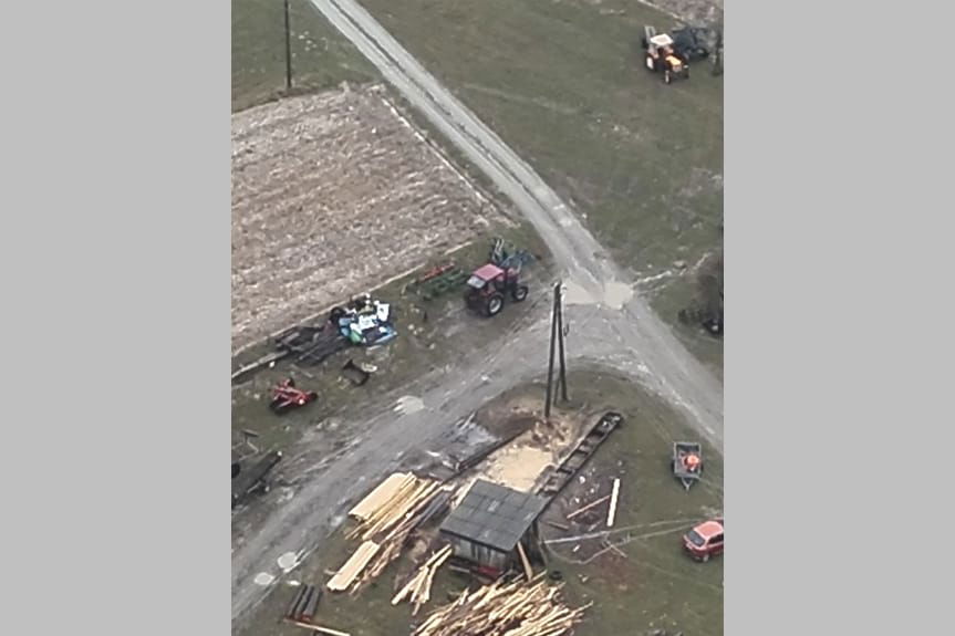 Dron namierzył sprawcę kradzieży