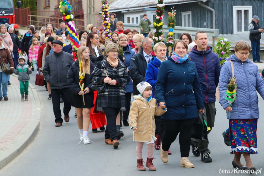 Parada palm wielkanocnych w Rymanowie