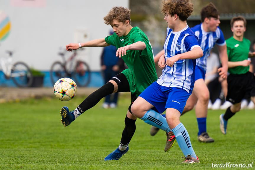 Z meczu juniorów młodszych Tęcza Zręcin - JKS Jasionów