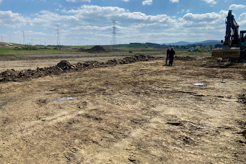 Archeolodzy na budowie S19 Krosno - Miejsce Piastowe