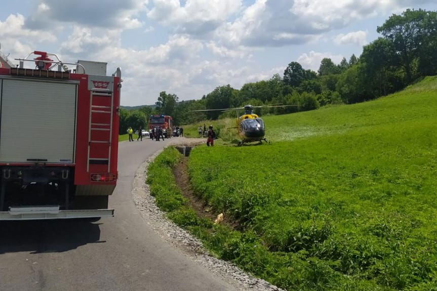 Tragiczny wypadek w Izdebkach