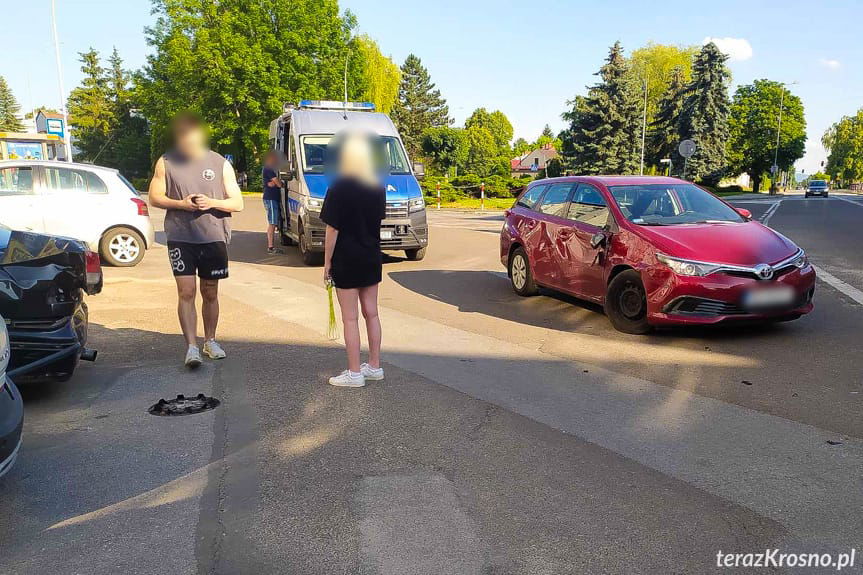 Zderzenie przy placu Monte Cassino w Krośnie