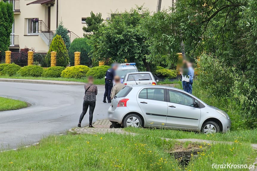 Kolizja samochodów w Chorkówce