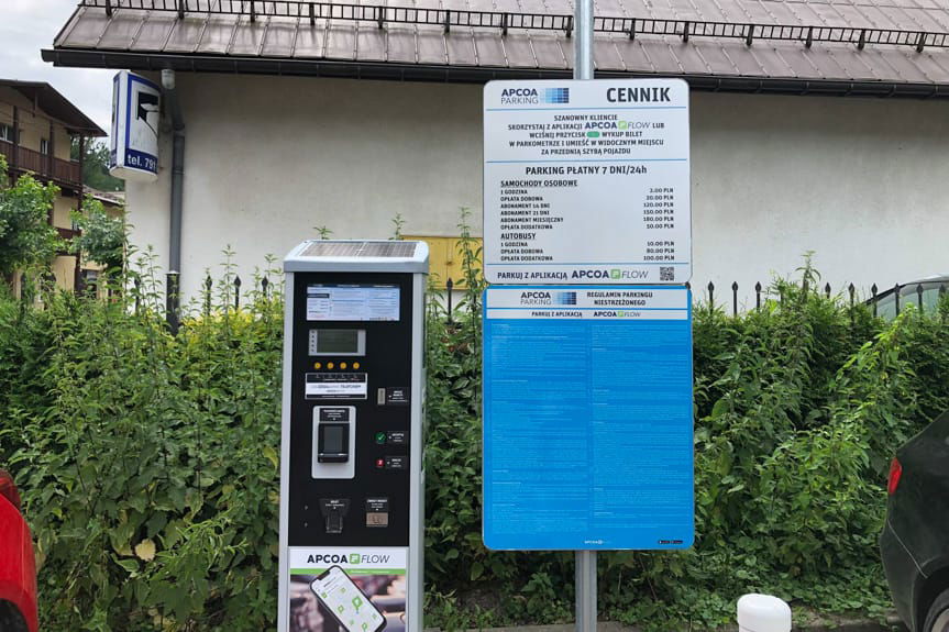 Płatny parking w Iwoniczu-Zdroju