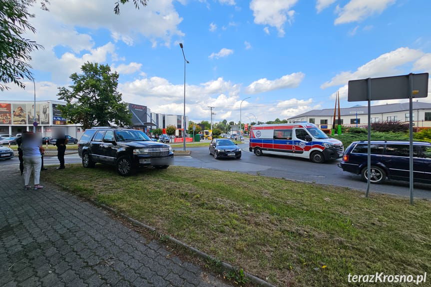 potrącenie pieszej w Krośnie