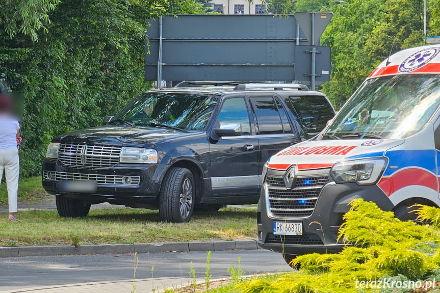 Potrącenie pieszej w Krośnie