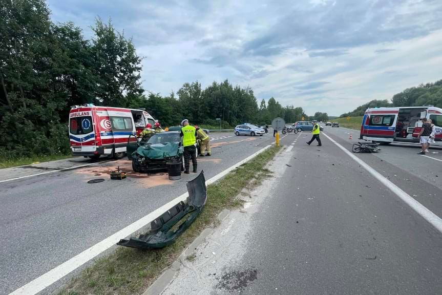 Poważny wypadek w Tarnobrzegu