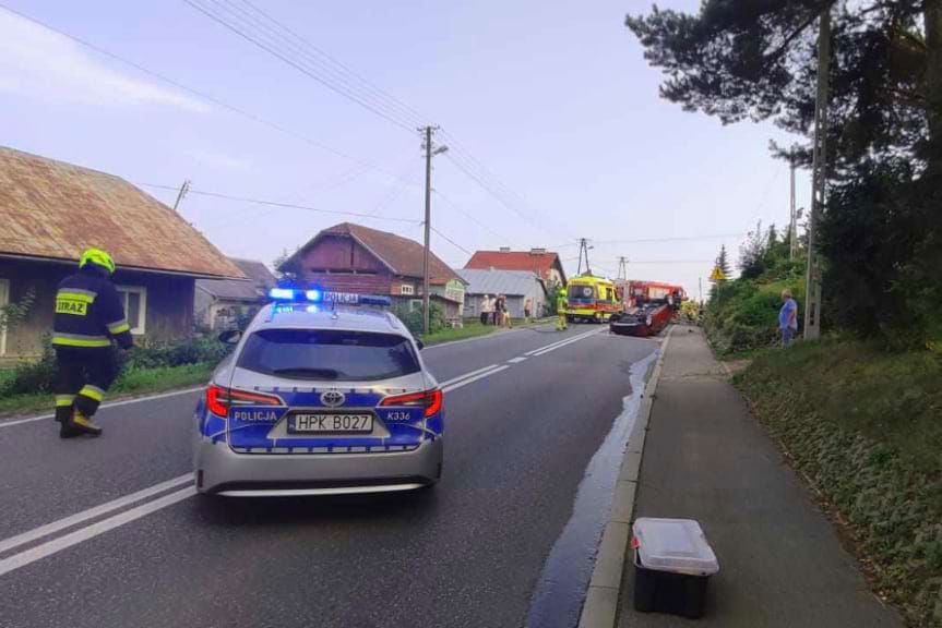 kolizja w Humniskach