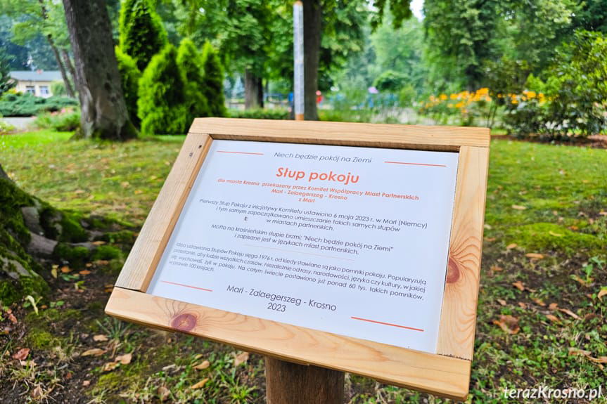 Słup Pokoju w Krośnie