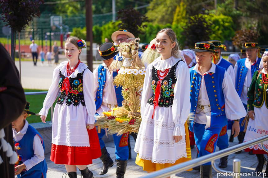 Dożynki w Soninie archidiecezji Przemyskiej