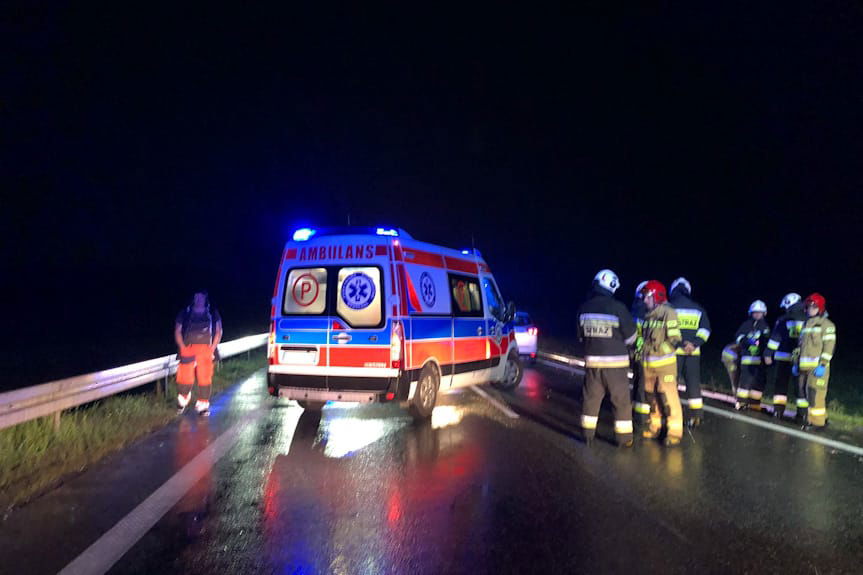 wypadek w Miejscu Piastowym