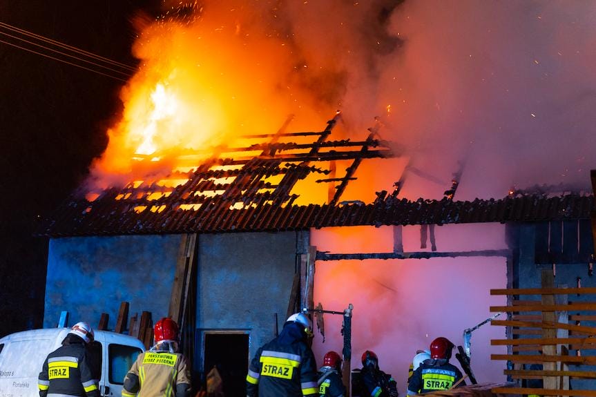 Tragiczny pożar w Mrzygłodzie. Nie żyje 66-latek