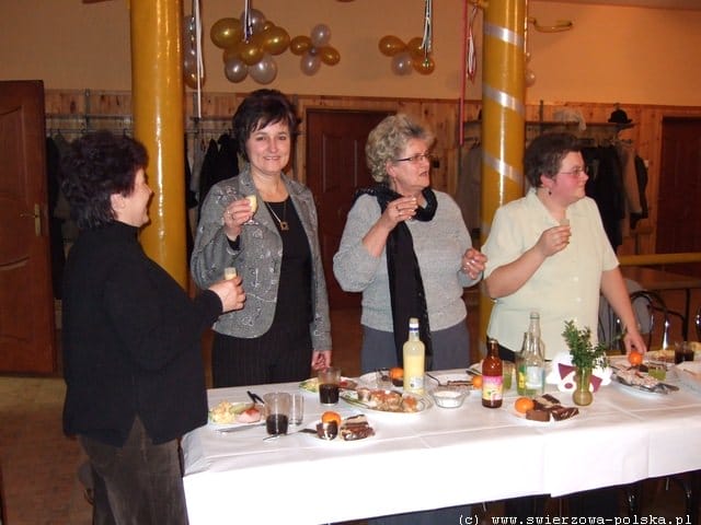 Spotkanie przy śledziku w Świerzowej Polskiej