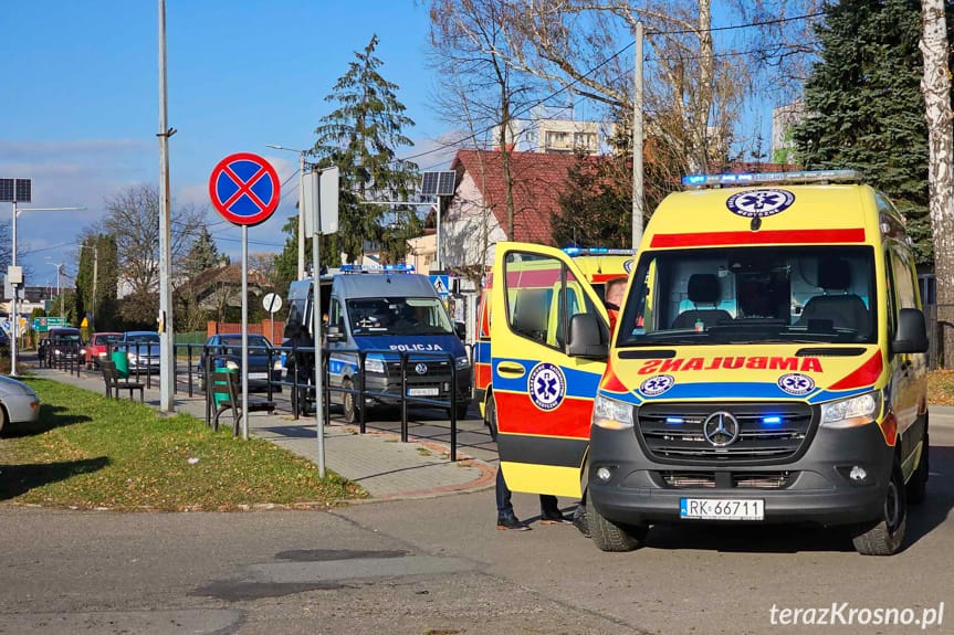 Potrącenie dwóch osób na Wyszyńskiego