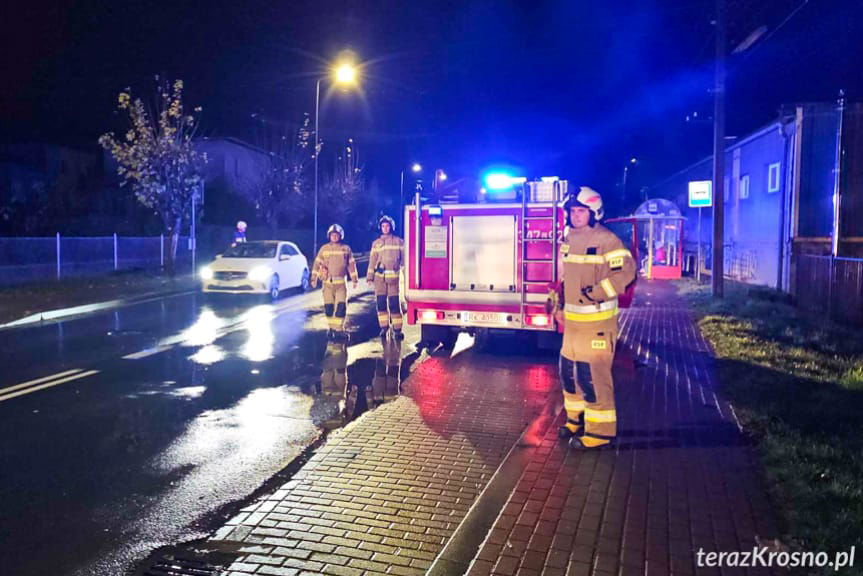 wypadek w Krośnie