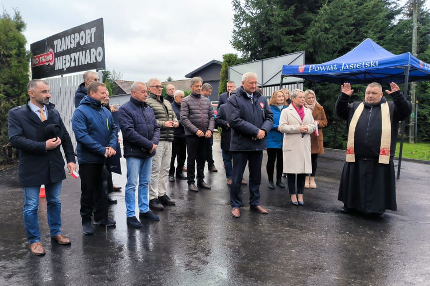 otwarcie drogi w Tarnowcu