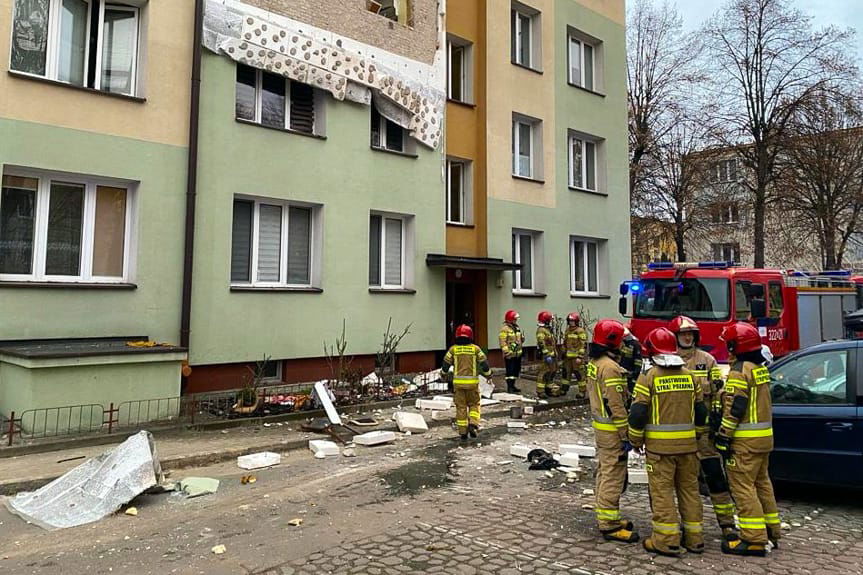 wybuch gazu w Rzeszowie