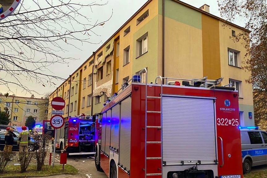 wybuch gazu w bloku w Rzeszowie