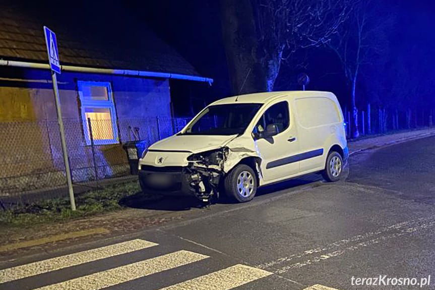 kolizja na Stapińskiego w Krośnie