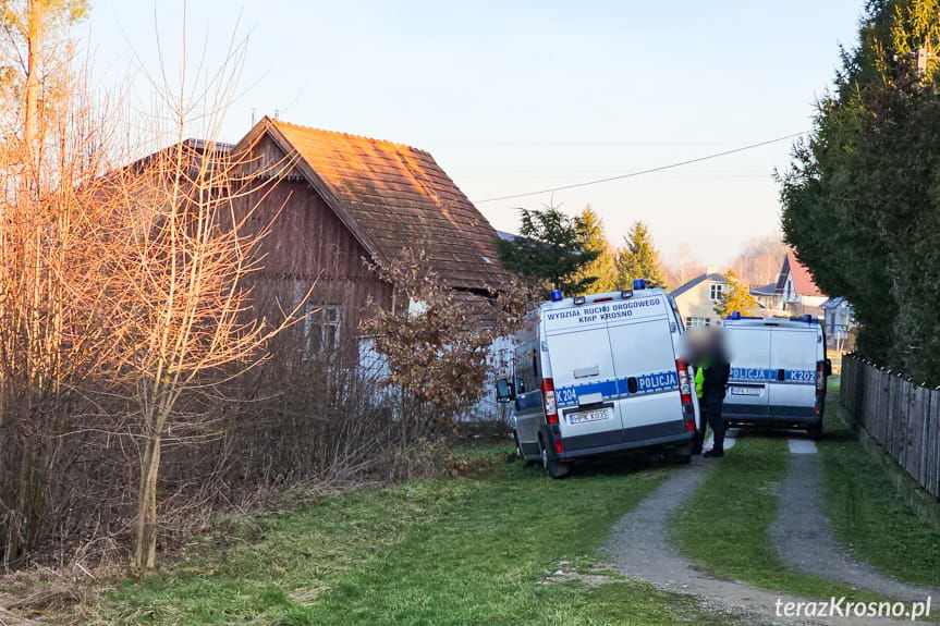 Policyjny samochód w Świerzowej Polskiej