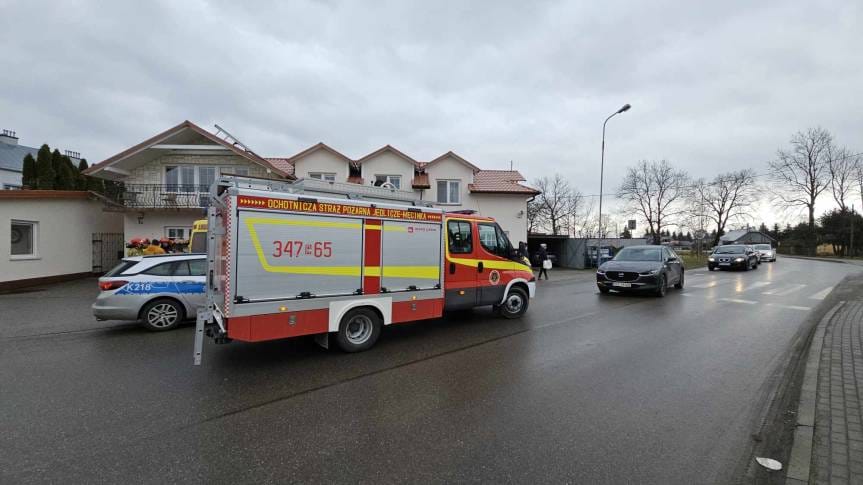 Zderzenie motocyklisty z samochodem w Jedliczu