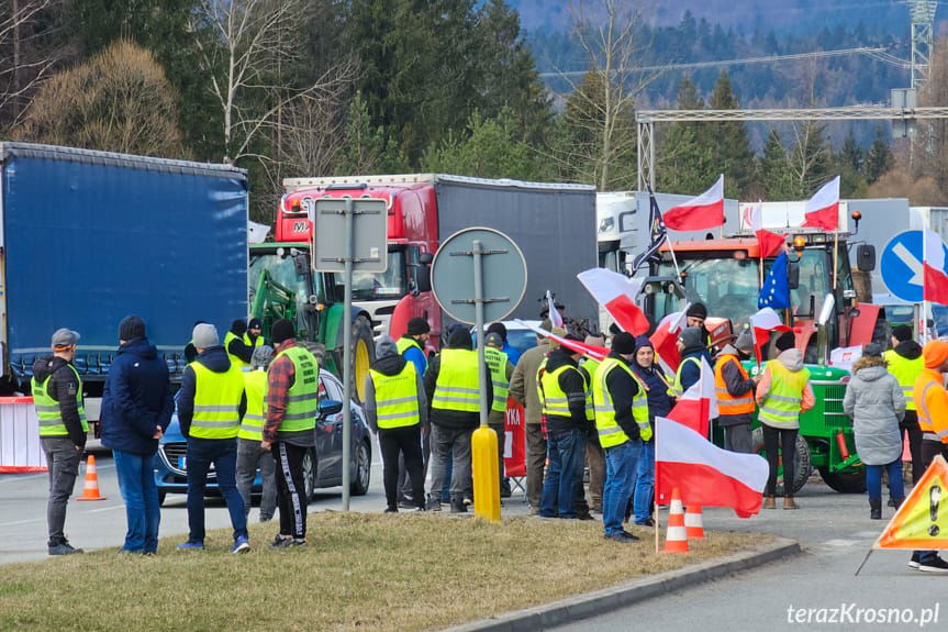 Protest rolników w Barwinku