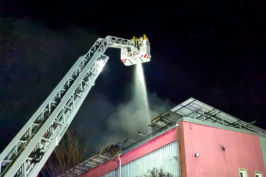 pożar fabryki w Mielcu